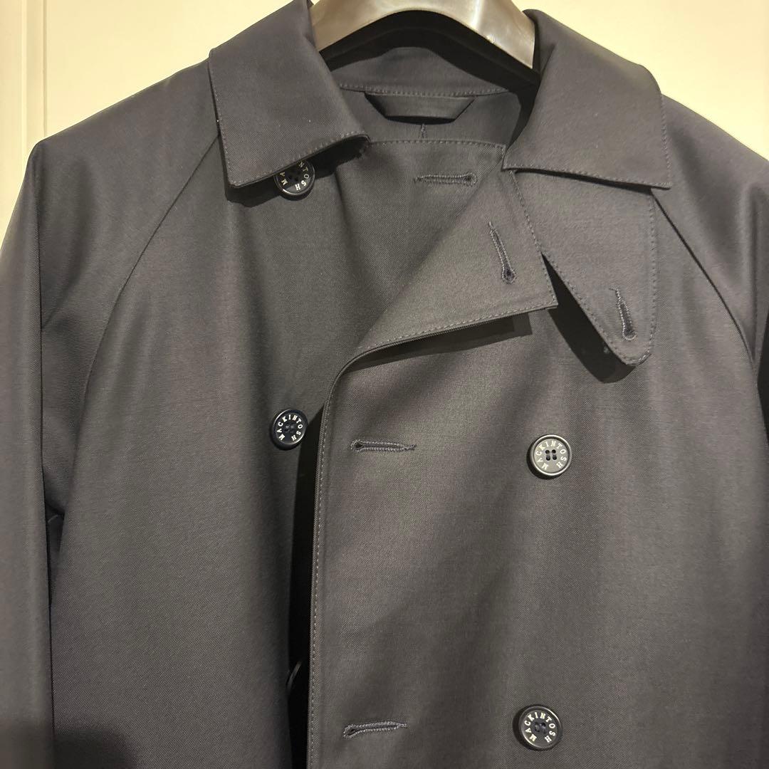 極美品 Mackintosh HYKE ゴム引きトレンチコート サイズ2