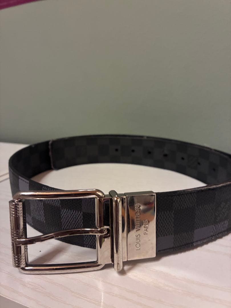 LOUIS VUITTON ダミエ ブラック ベルト