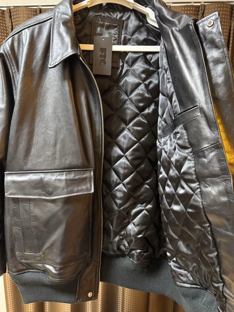 FTC LEATHER A-2 FLIGHT JACKET XLサイズ