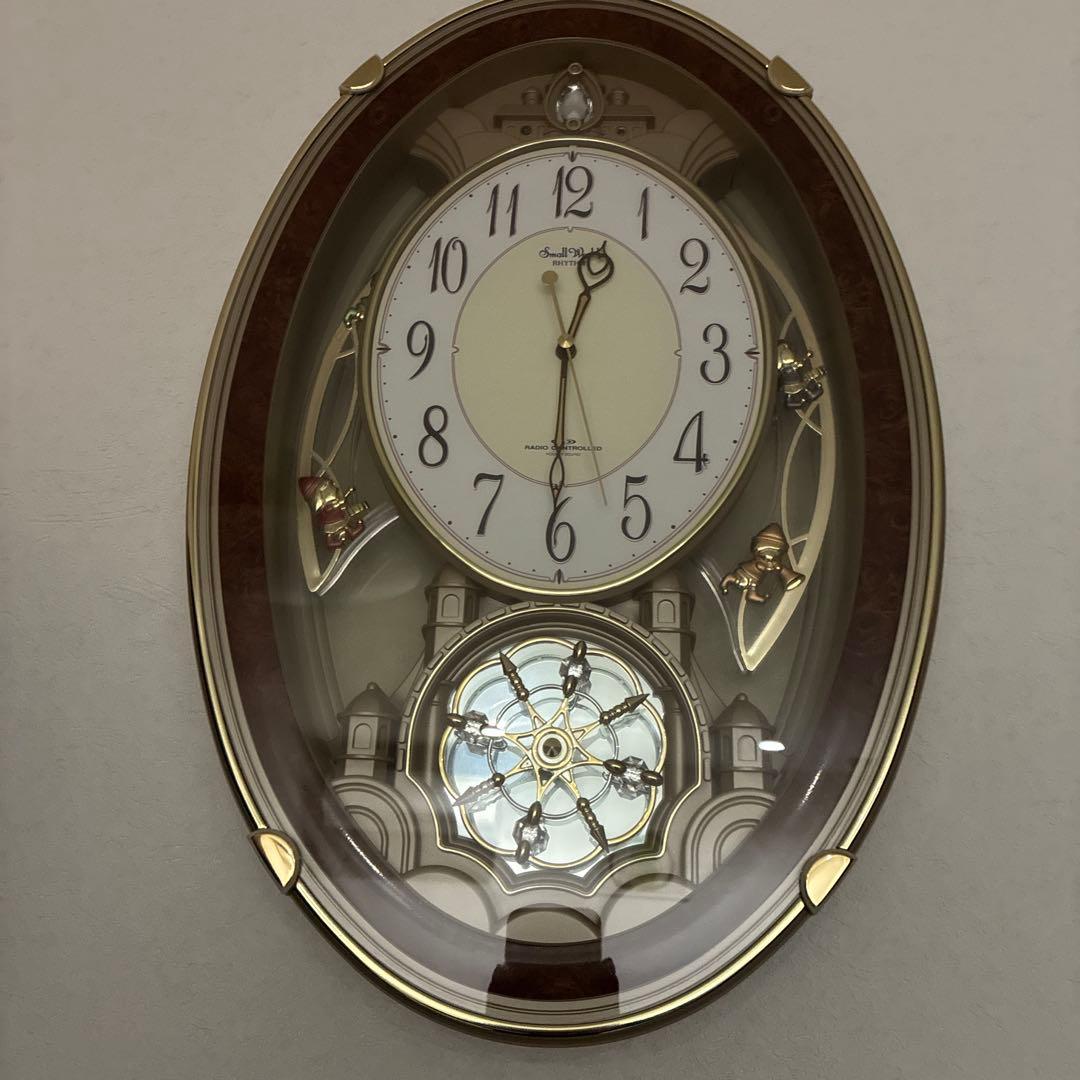 RHYTHM（リズム） スモールワールド 電波掛時