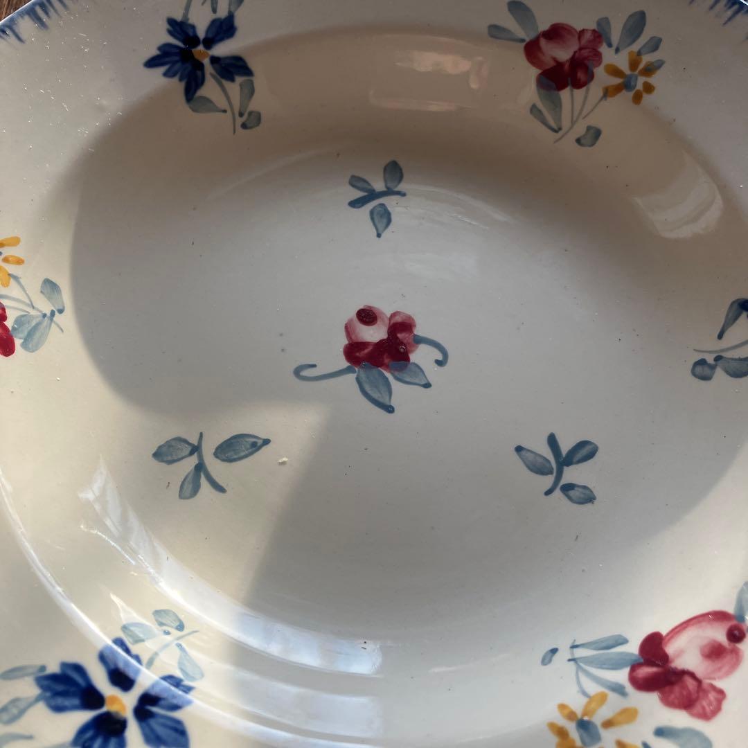 フランスアンティーク　ディゴワンサルグミンヌ マリールー　ディナープレート他4点