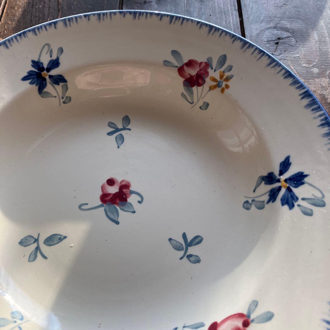 フランスアンティーク　ディゴワンサルグミンヌ マリールー　ディナープレート他4点