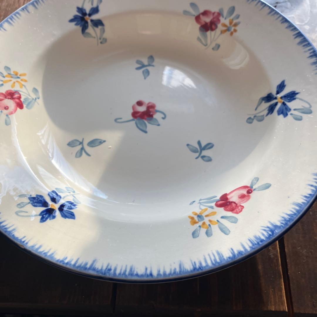 フランスアンティーク　ディゴワンサルグミンヌ マリールー　ディナープレート他4点