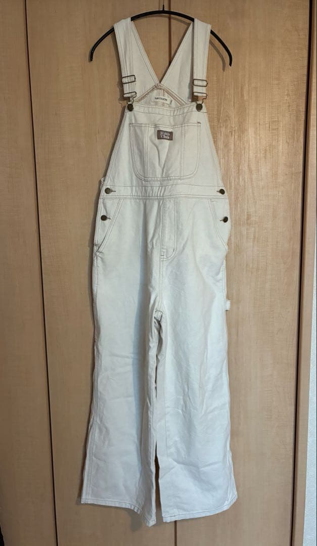 Twin collective オーバーオール　ホワイト　sorm86 M-L