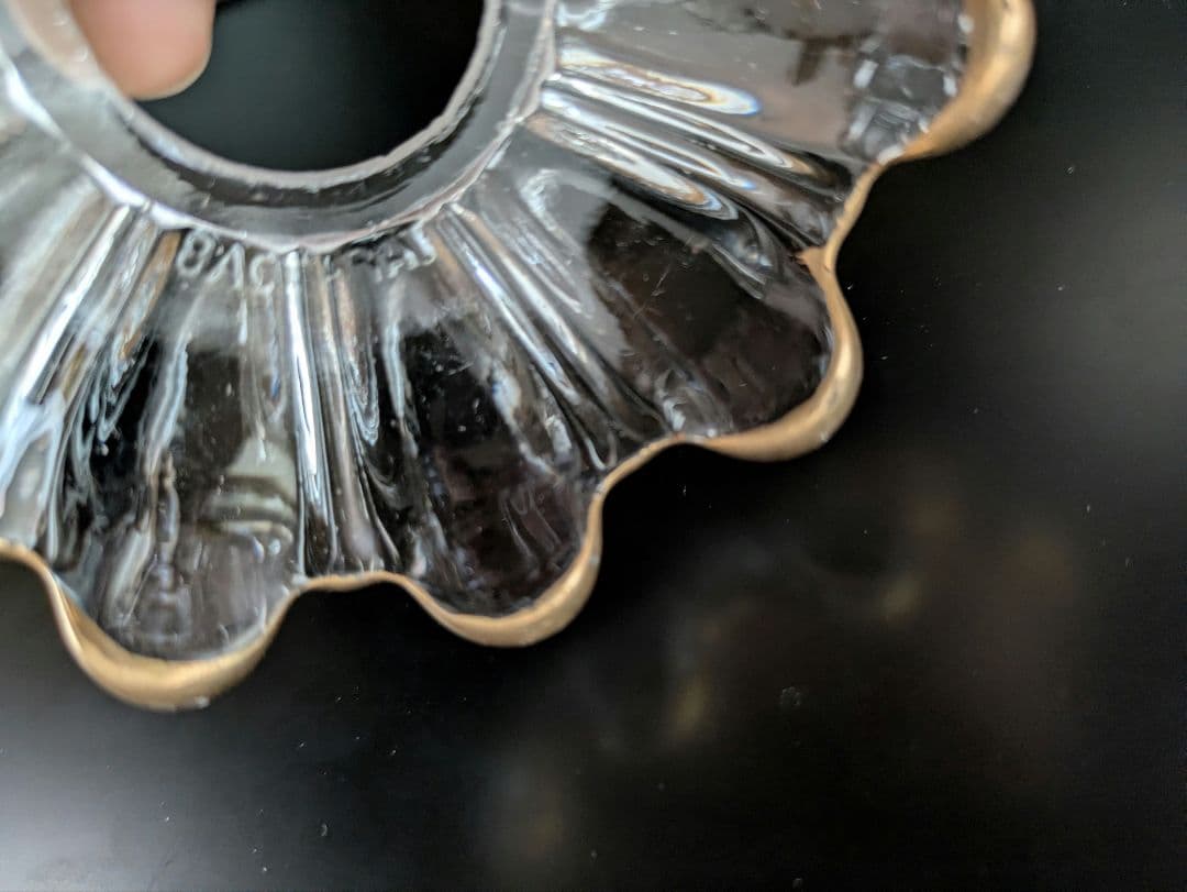 フランス　BACCARAT バカラ ミニ シェード　シャンデリア　アンティーク