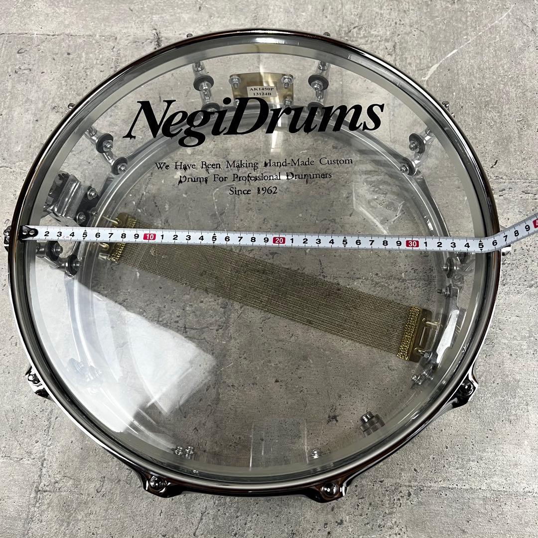希少 NegiDrums スネアドラム アクリル AK1450P