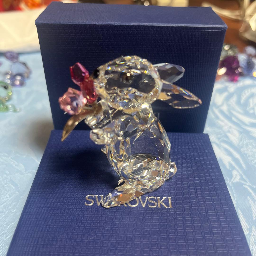 Swarovski クリスタルうさぎ 置物