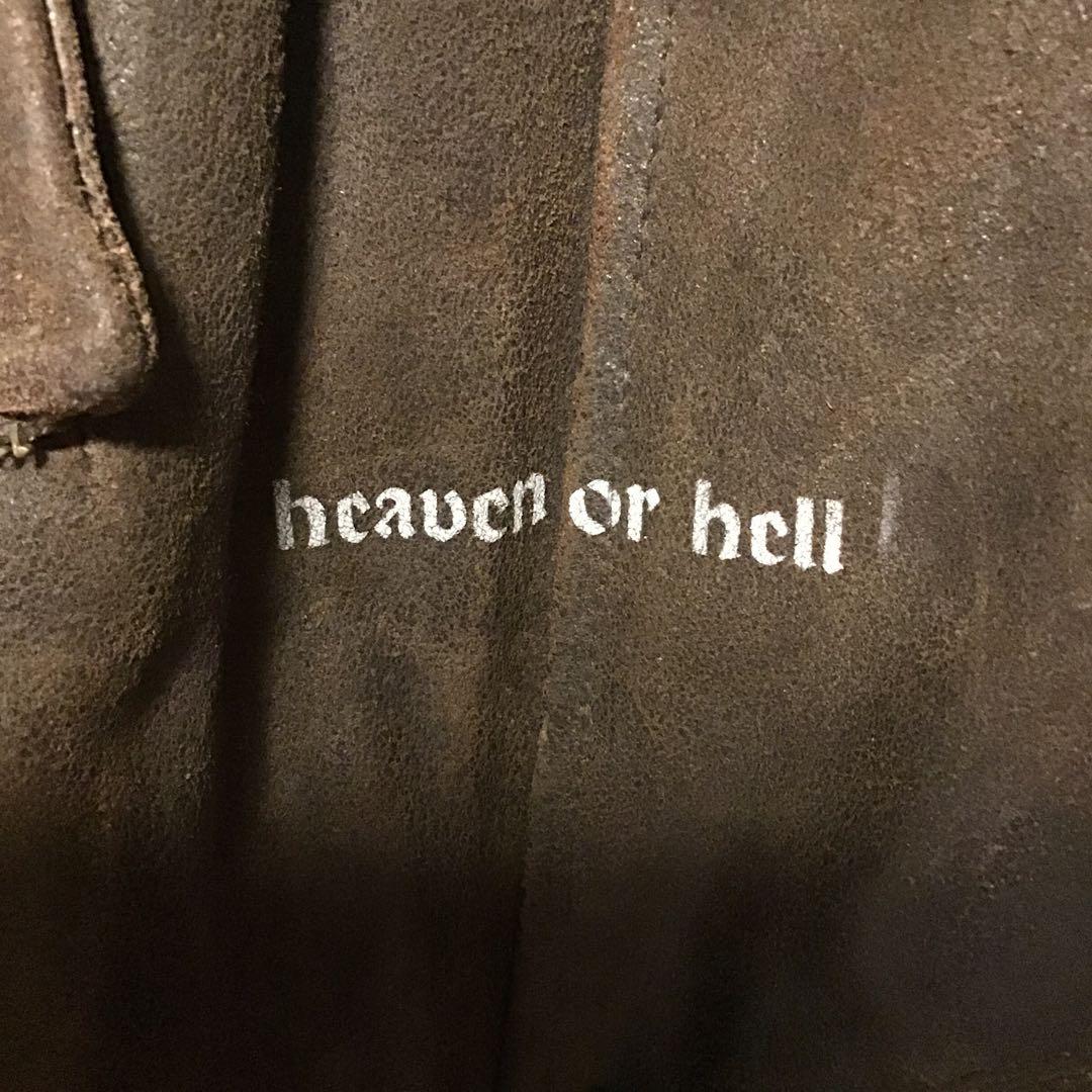 ユーロ　ビンテージ　ダブルライダース　レザー　ステンシル　ペイント　カスタム