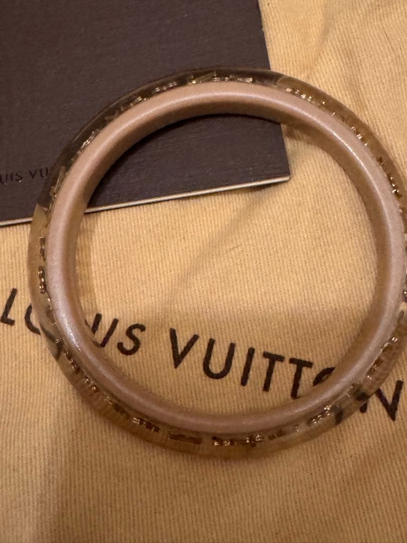 Louis Vuitton バングル クリア ゴールド