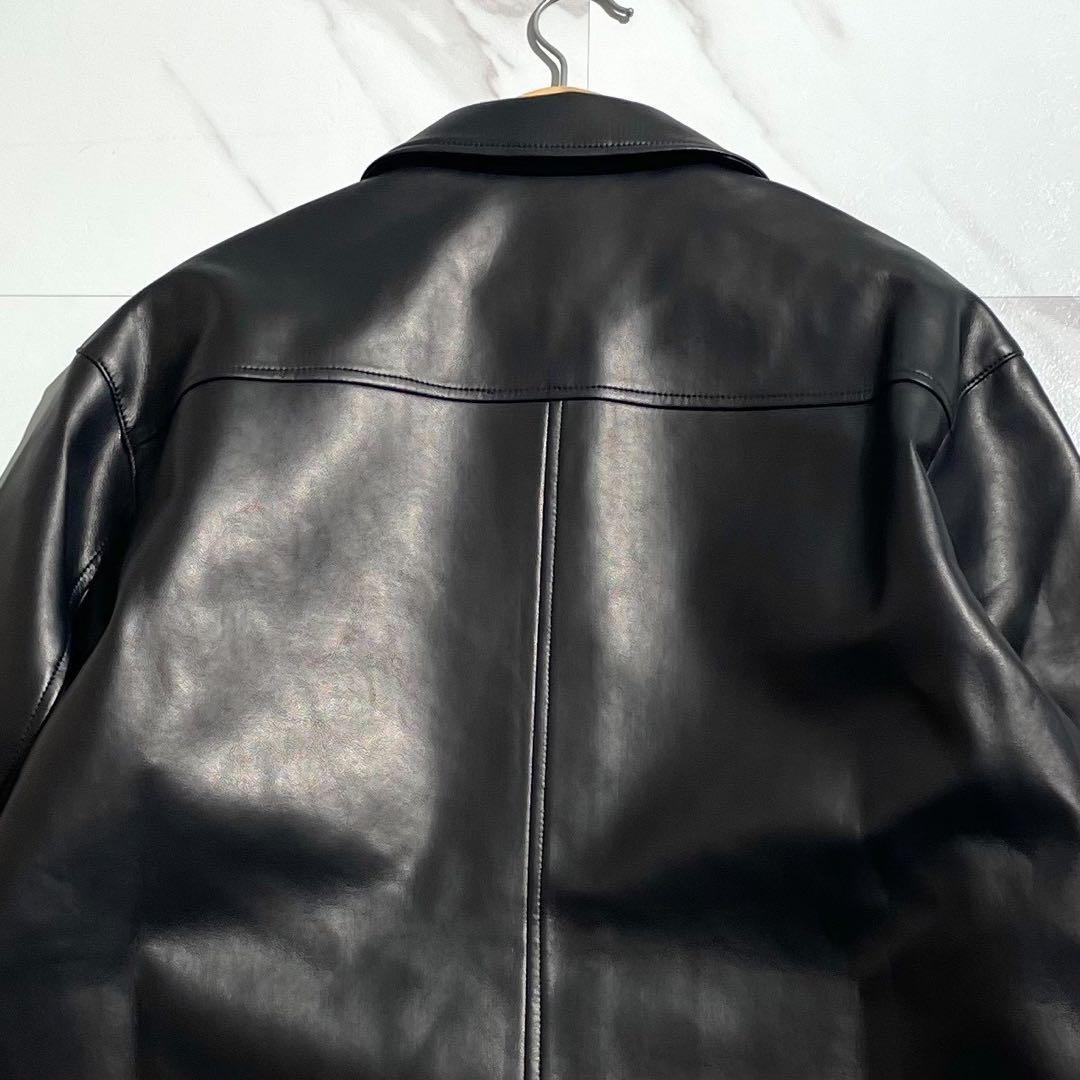 極美品 25AW✨BEAUTY&YOUTH レザーライク カバーオール