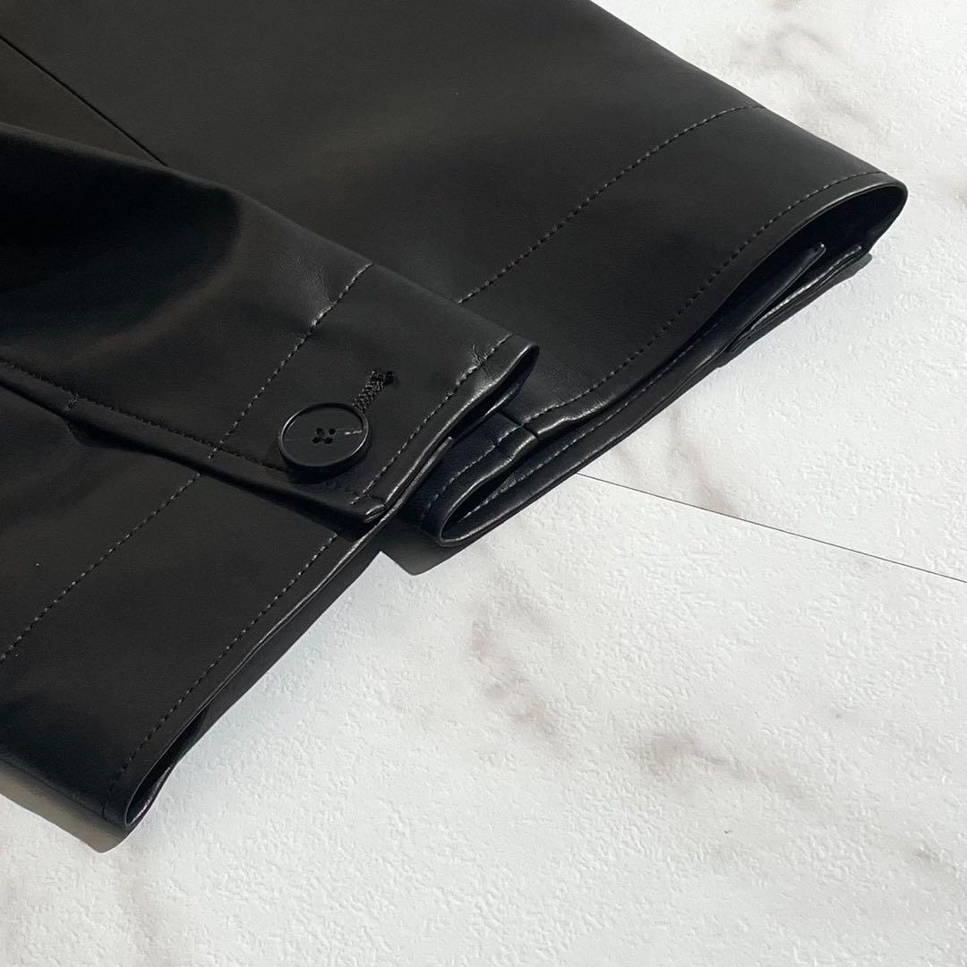 極美品 25AW✨BEAUTY&YOUTH レザーライク カバーオール