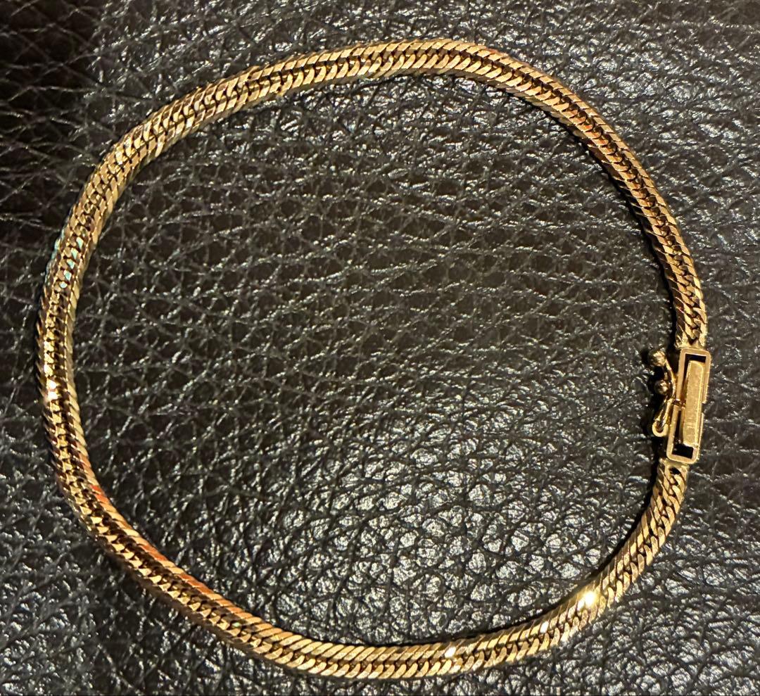 喜平ブレスレット K18 12面トリプル 5.12g 18cm 品質保証付き