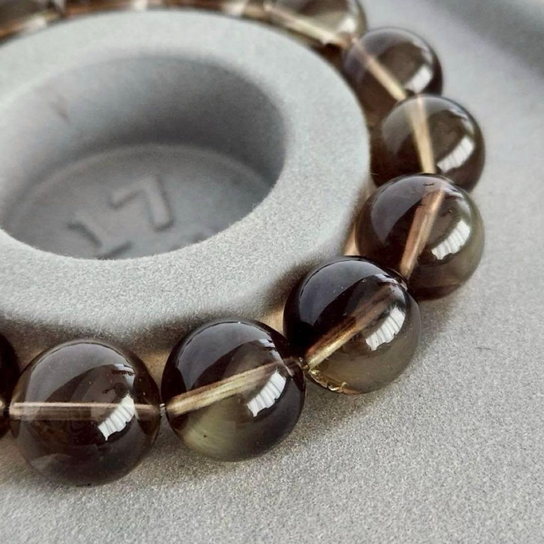 最終SALE☆★天然石☆ ゼウスクォーツ　ルチル　スモーキー シトリン14.5