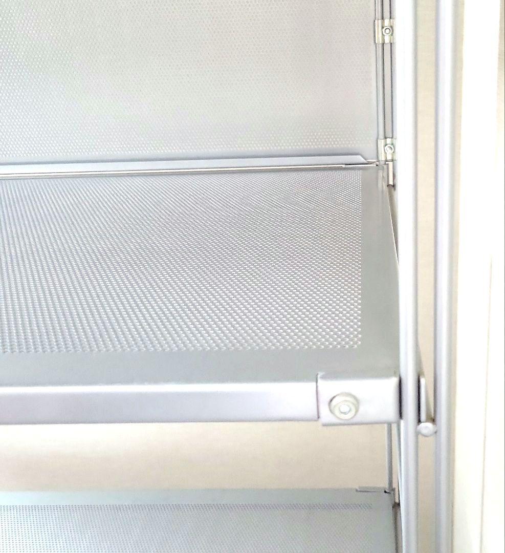 無印良品　スチールユニットシェルフ　旧モデル　廃盤グレー　ワイド・大