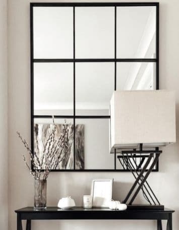 姿見　格子　大型ミラー