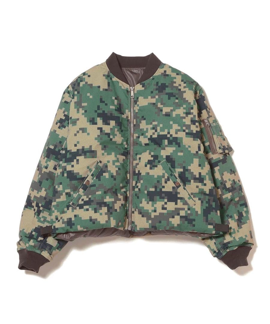 【新品】BEAMS ビームス リバーシブル MA-1 ダウンジャケット S