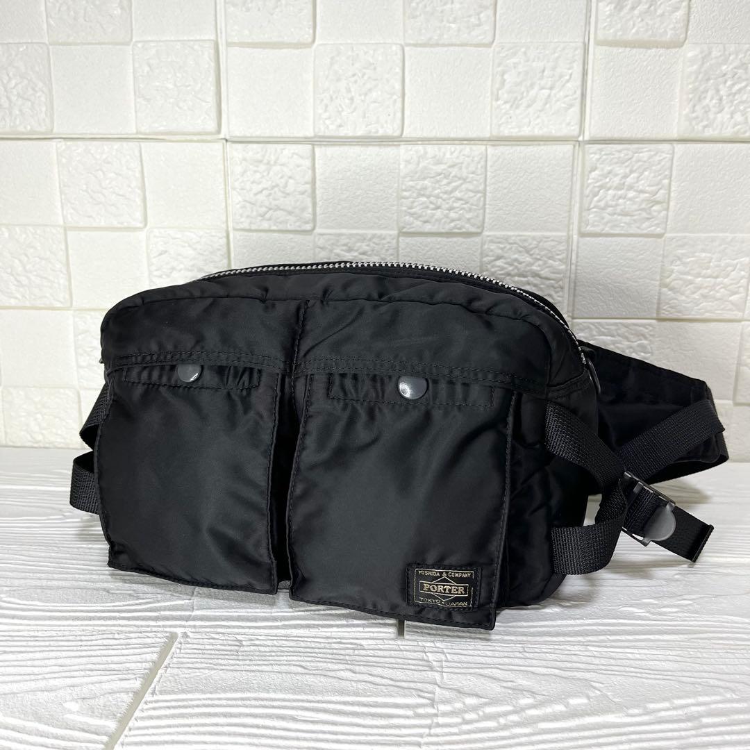 ✨極美品✨☘️PORTER☘️✨ボディバッグ✨ウエストバッグ✨タンカー✨