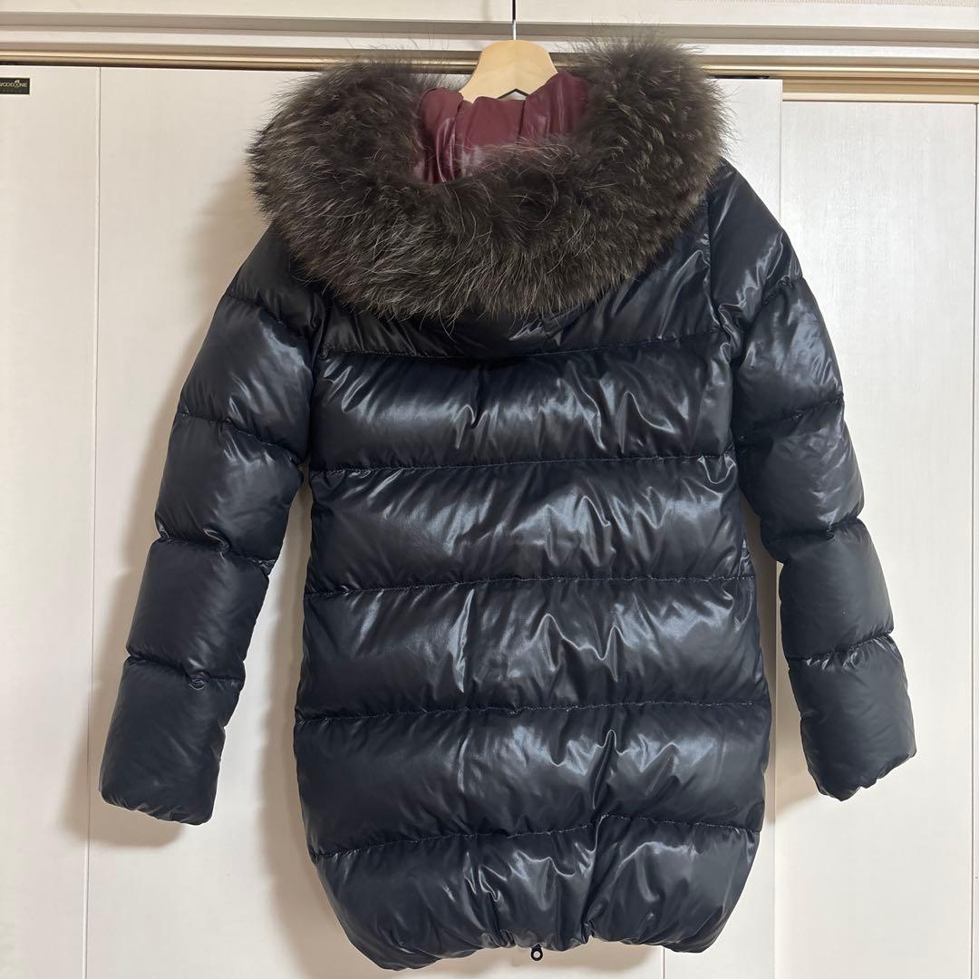 DUVETICA デュベティカ ファー付きダウンコート 40 黒