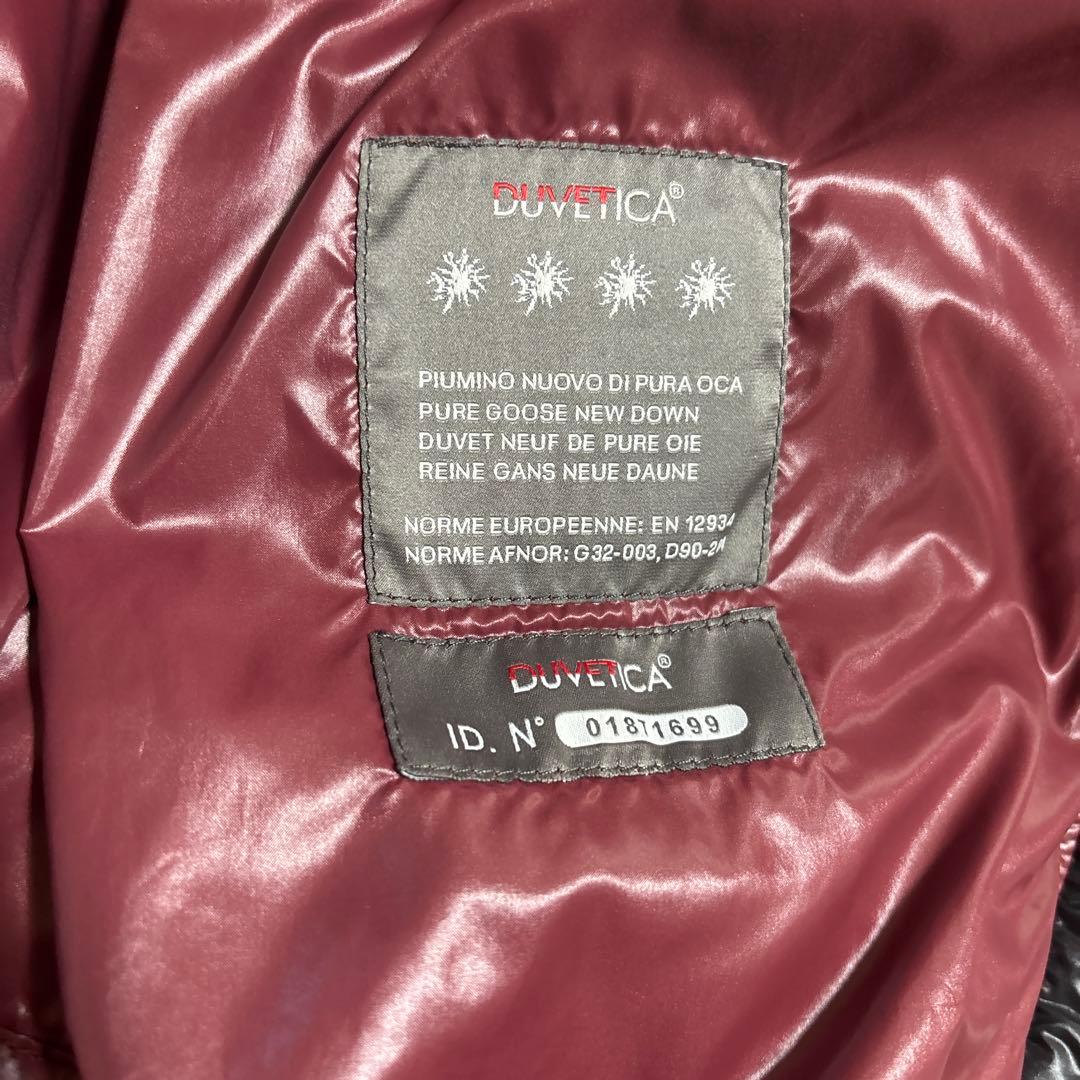 DUVETICA デュベティカ ファー付きダウンコート 40 黒