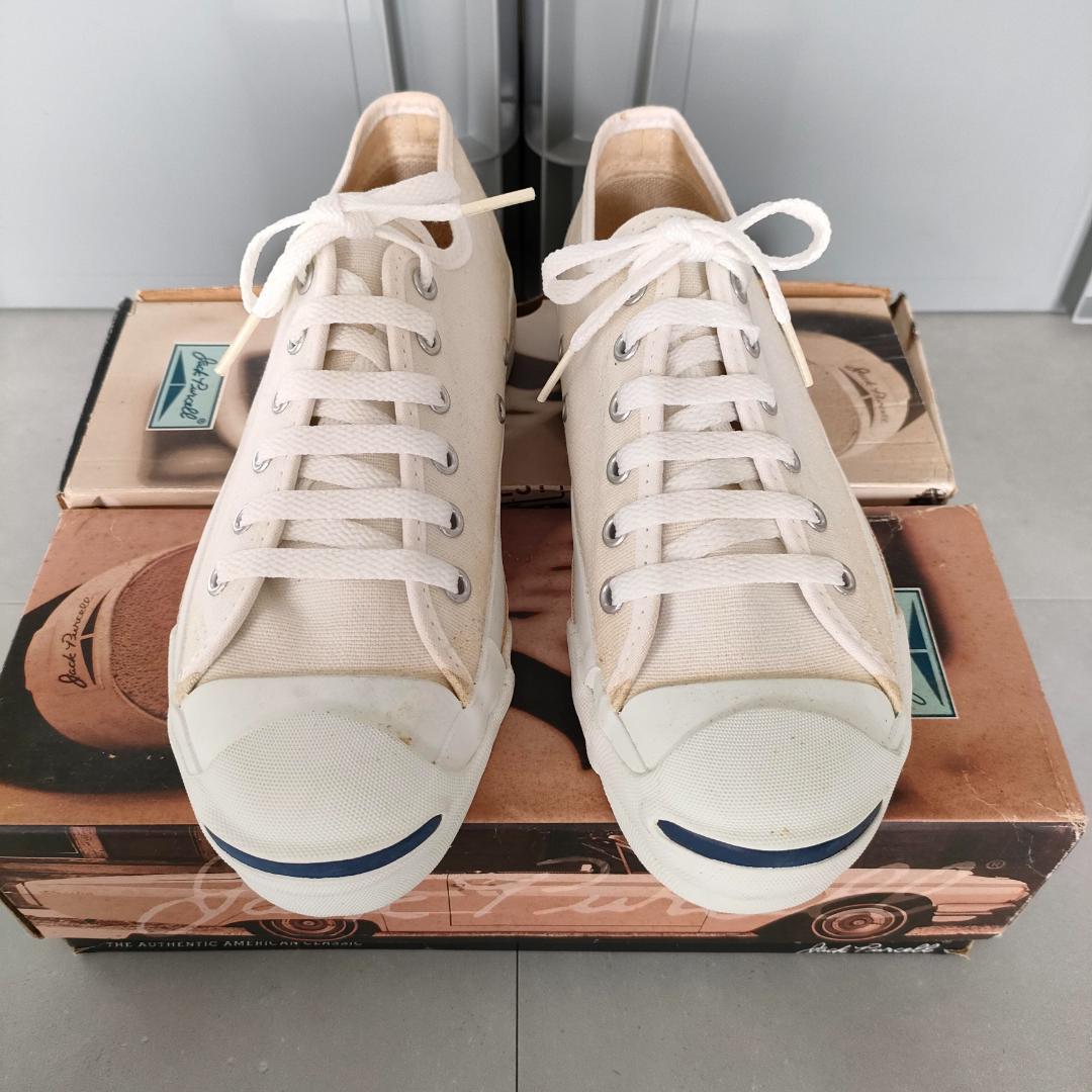 コンバース ジャックパーセル 90年代 24.5cm 箱2個付き