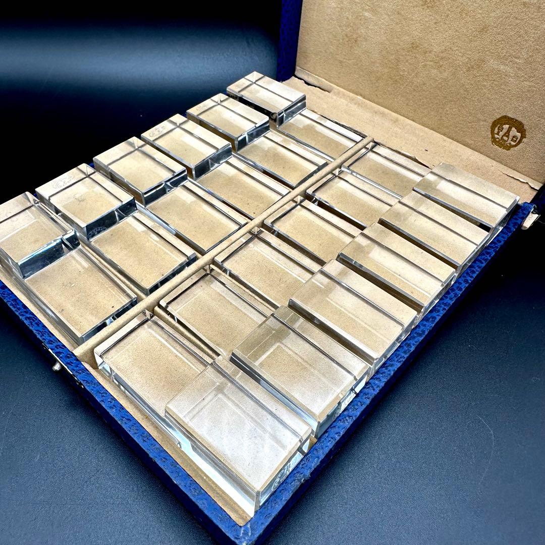 【希少】Baccarat バカラ クリスタルカトラリーレスト 箸置 12個セット