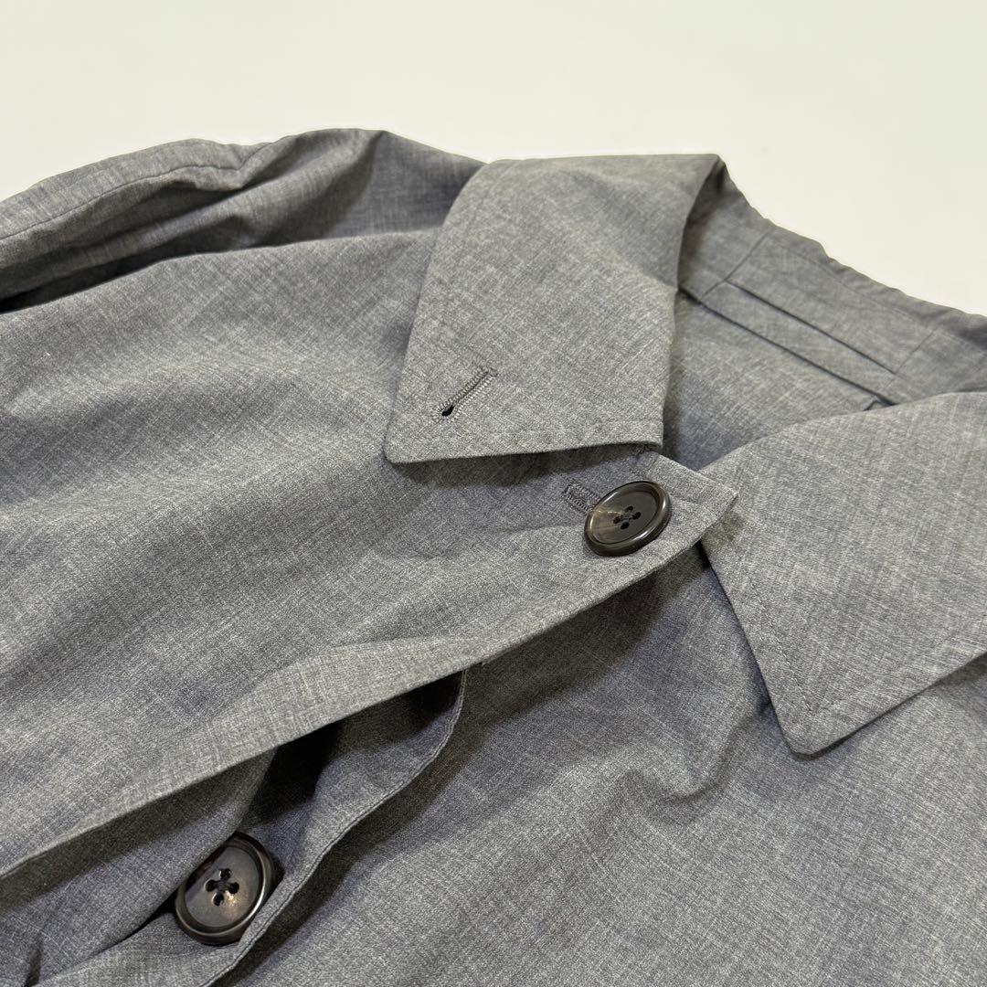 マーガレットハウエル　ロングコート ステンカラー Aライン 日本製　春秋