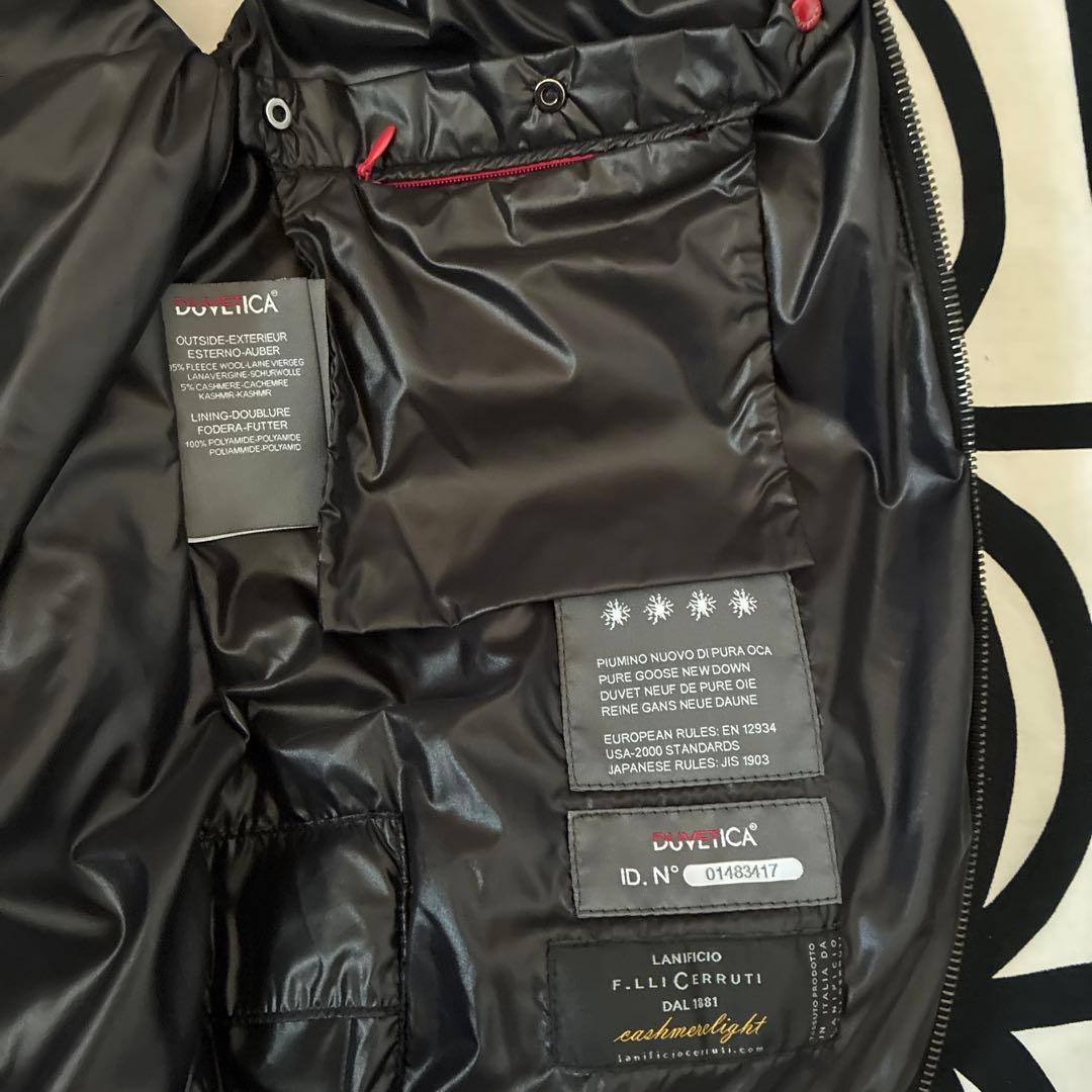 ⭐︎デュベティカ DUVETICA ダウンベスト フード付き グレー42 ⭐︎