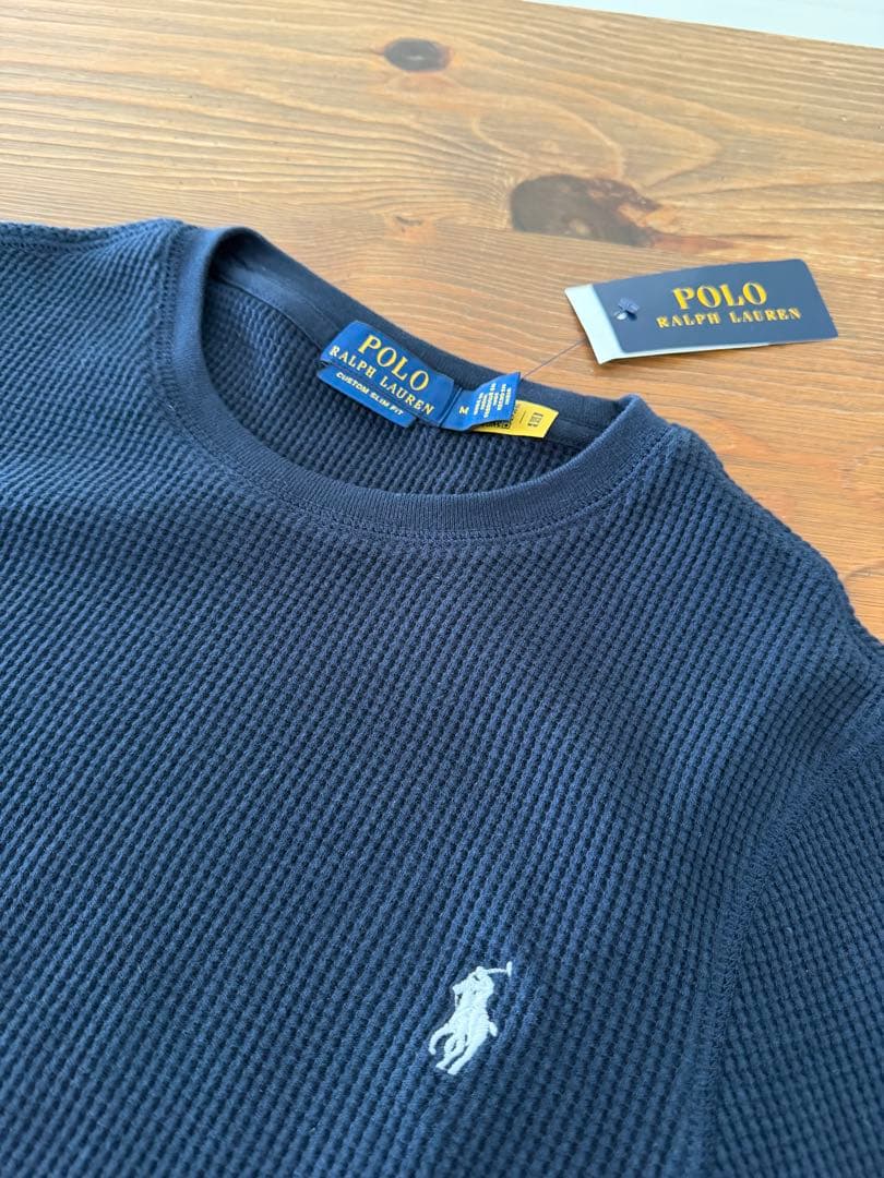 【新品未使用】Polo Ralph Lauren ネイビー M 長袖Tシャツ