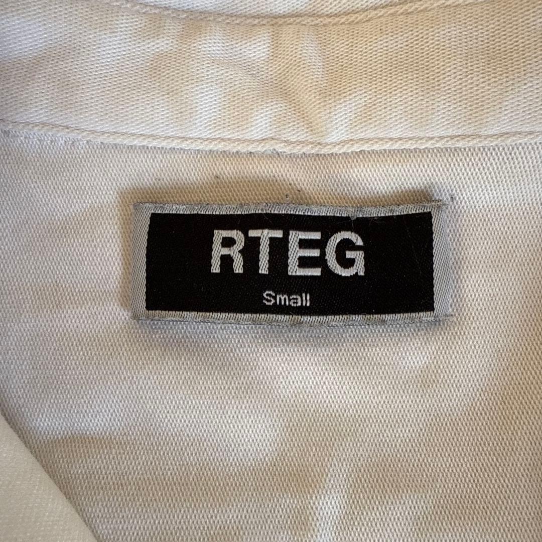 RTEG ホワイト 長袖シャツ S