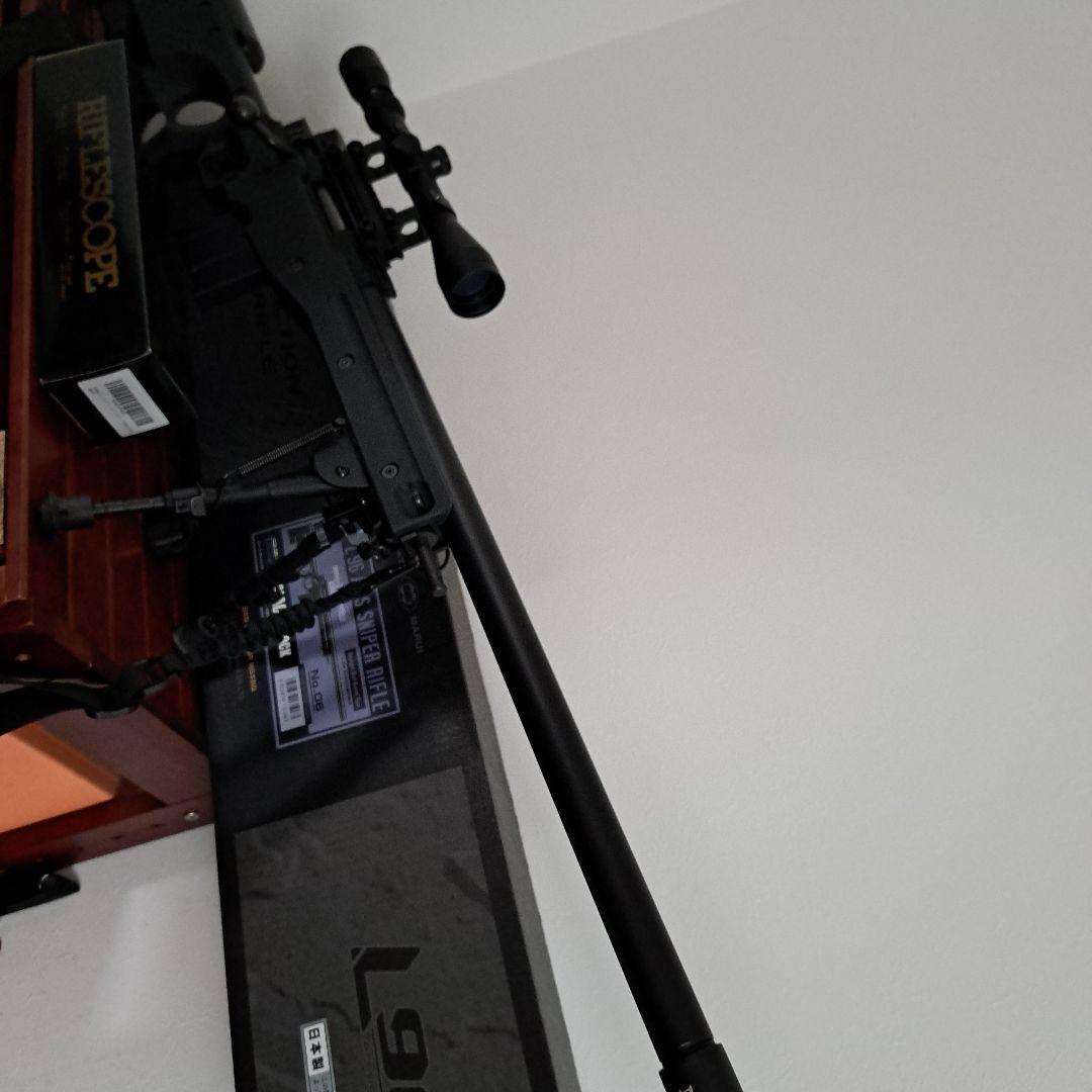 東京マルイ　L96 AWS エアコッキングライフル ブラック　付属品色々