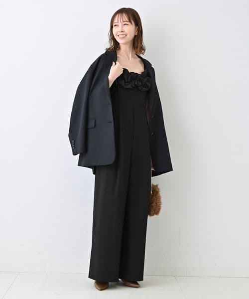 【美品】SLOBE IENA　2024AW　LES FLEURS サロペット