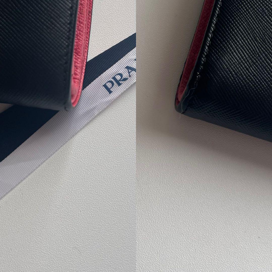 108 極上美品 PRADA プラダ 2つ折り財布