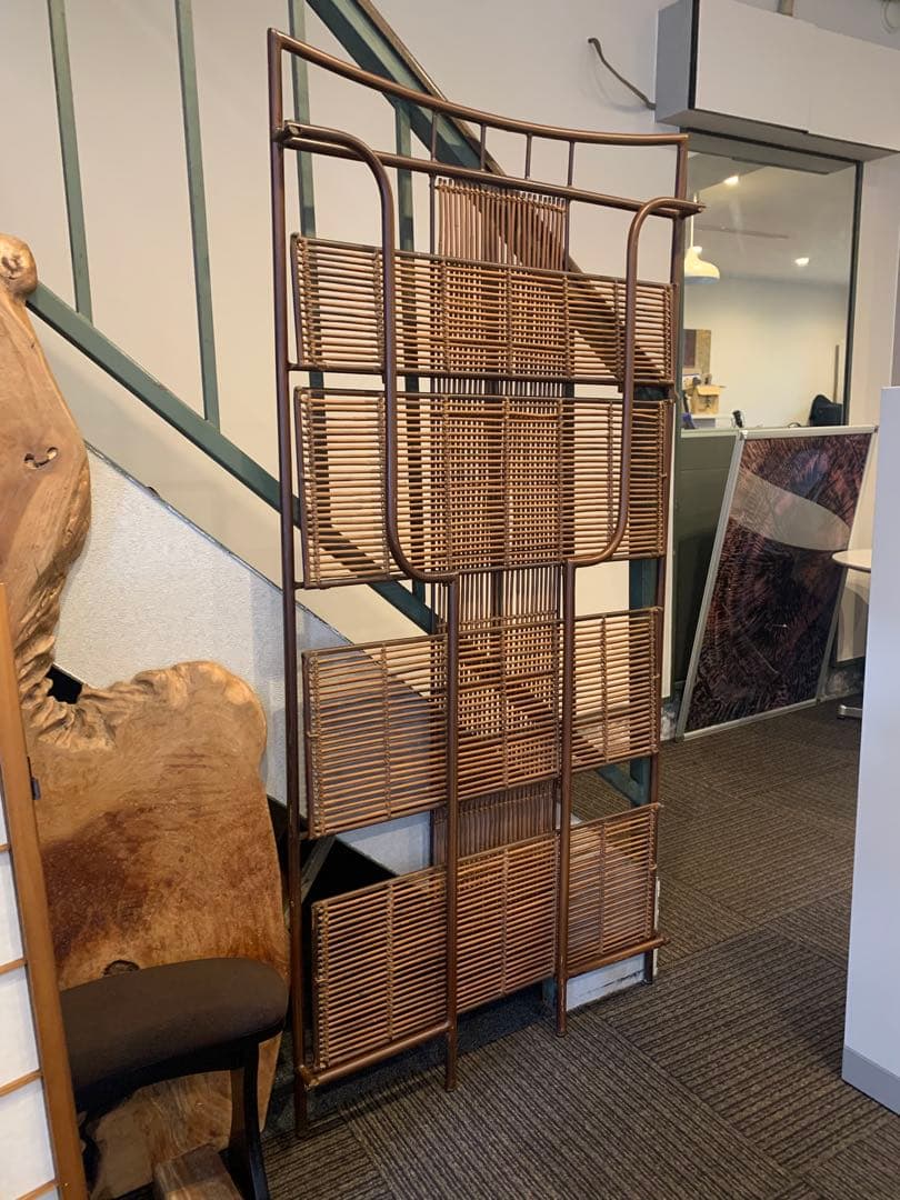 umex様木製ラック フリースタンディングシェルフ