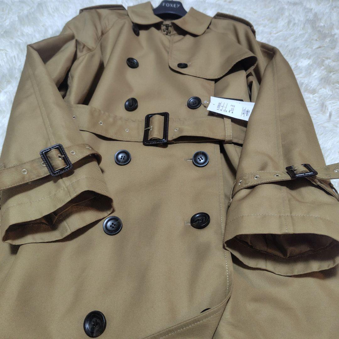 【新品タグ付き♡定番人気】ノーク　ロングトレンチコート　キャメル　2