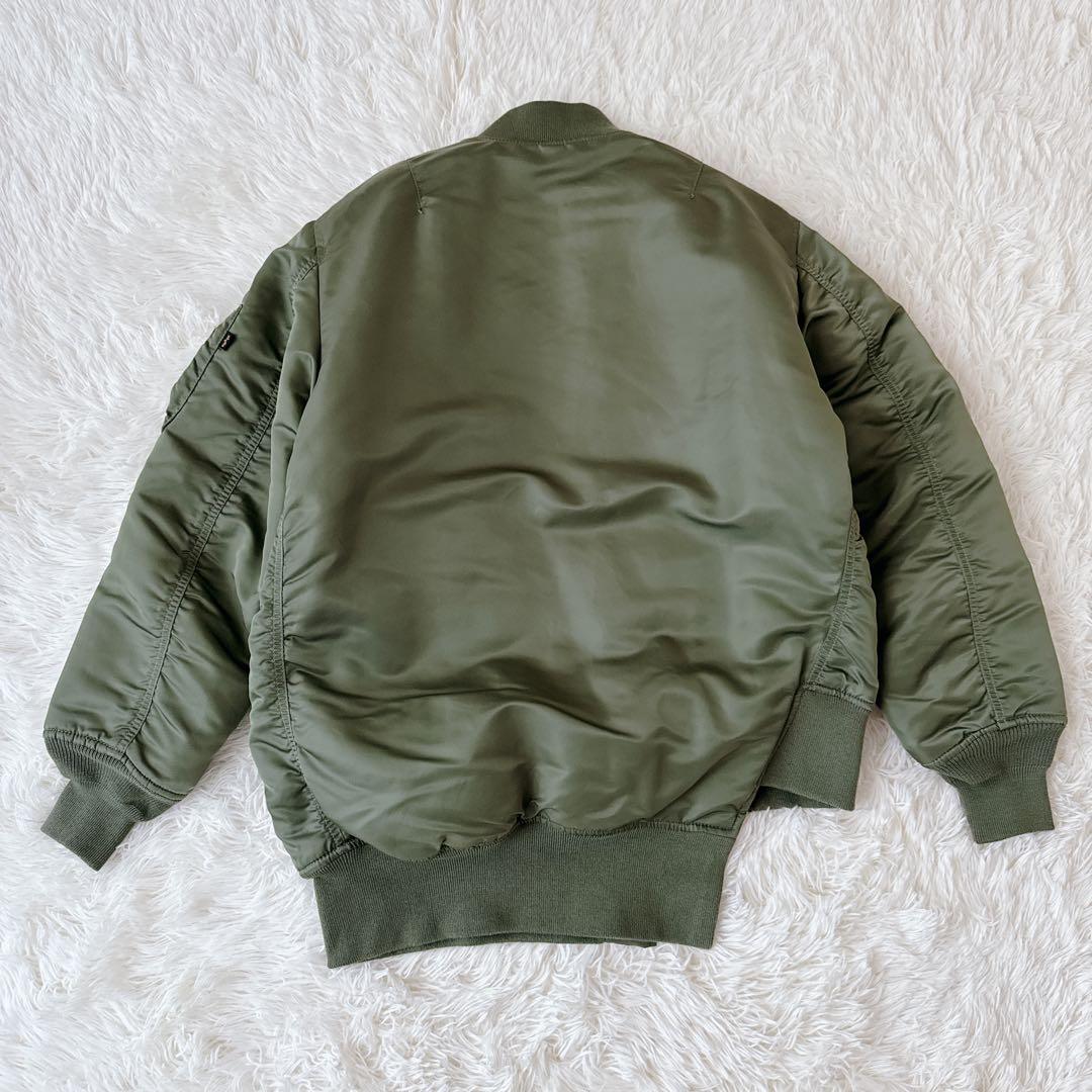 新品級 CDG×アルファインダストリーズ MA-1フライトジャケット カーキ M