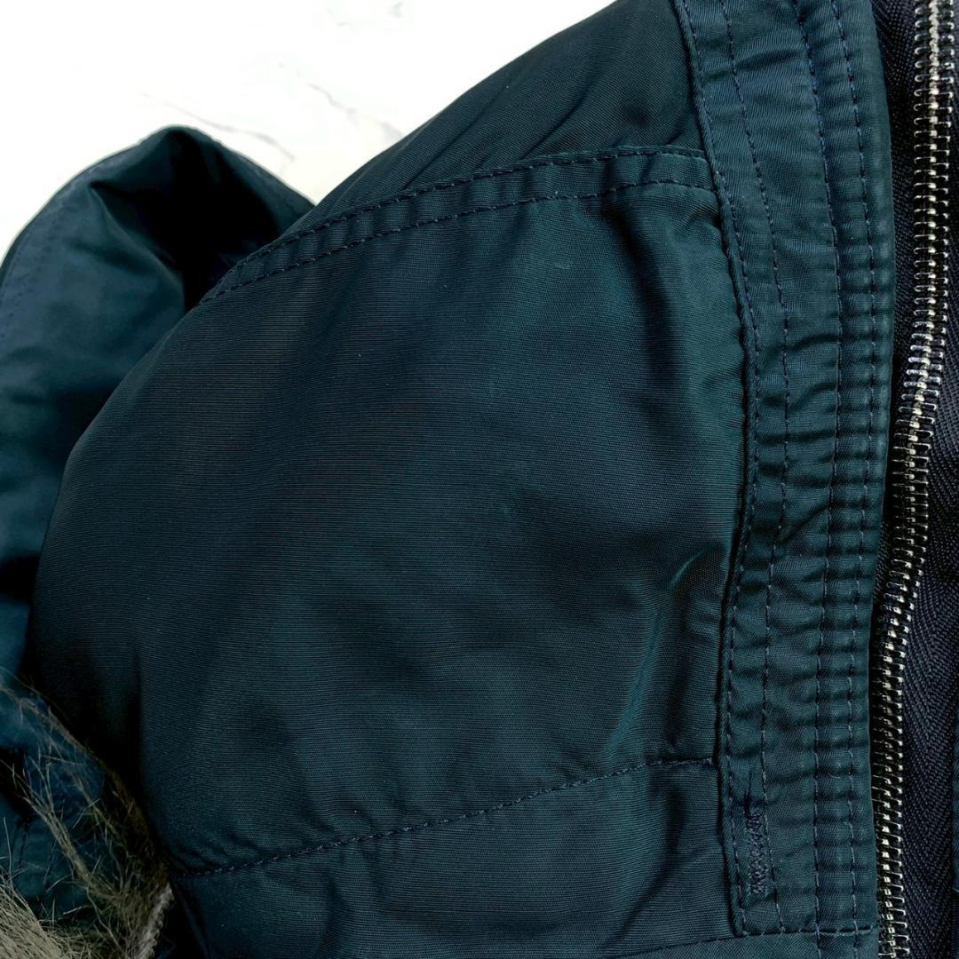 希少色ネイビー★ 80s 旧タグ USA製 ALPHA N-2B M　C977