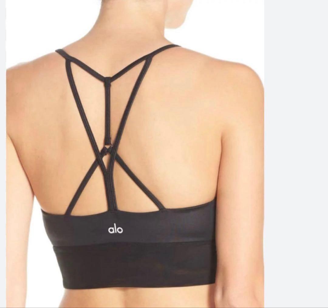 【未使用】alo ALOSOFT LAVISH BRA リッチグレー