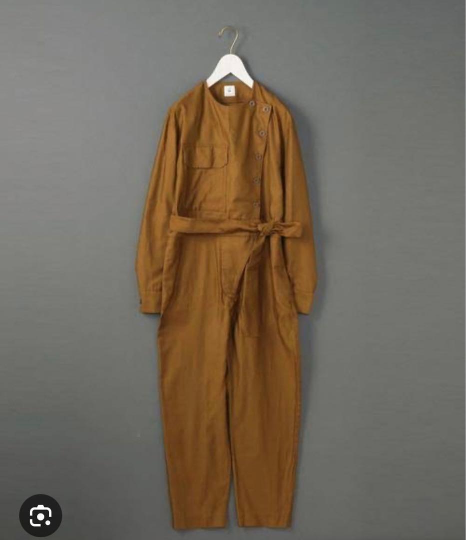 ROKU つなぎ　オールインワン　ロンパース　ブラウン