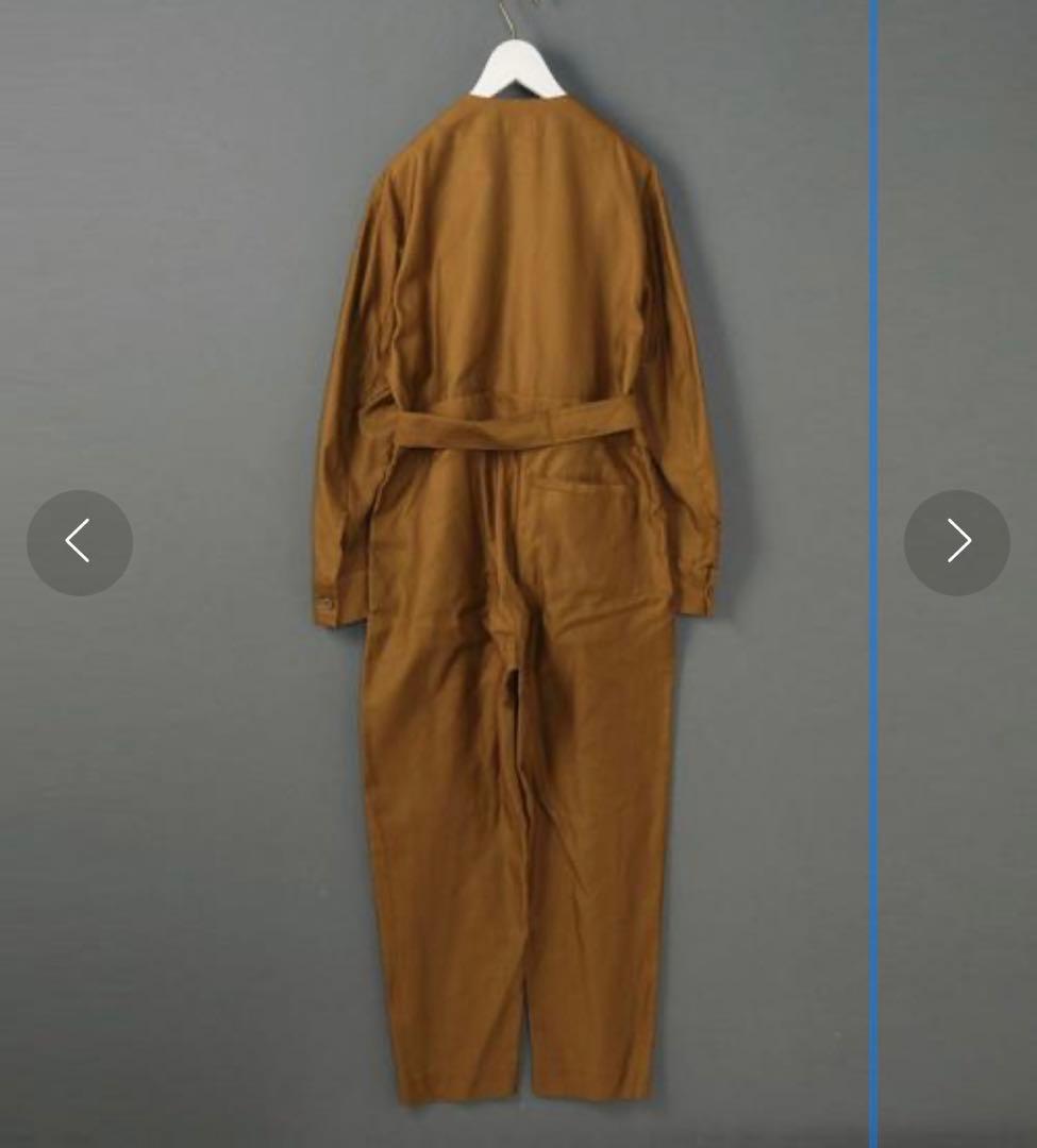 ROKU つなぎ　オールインワン　ロンパース　ブラウン