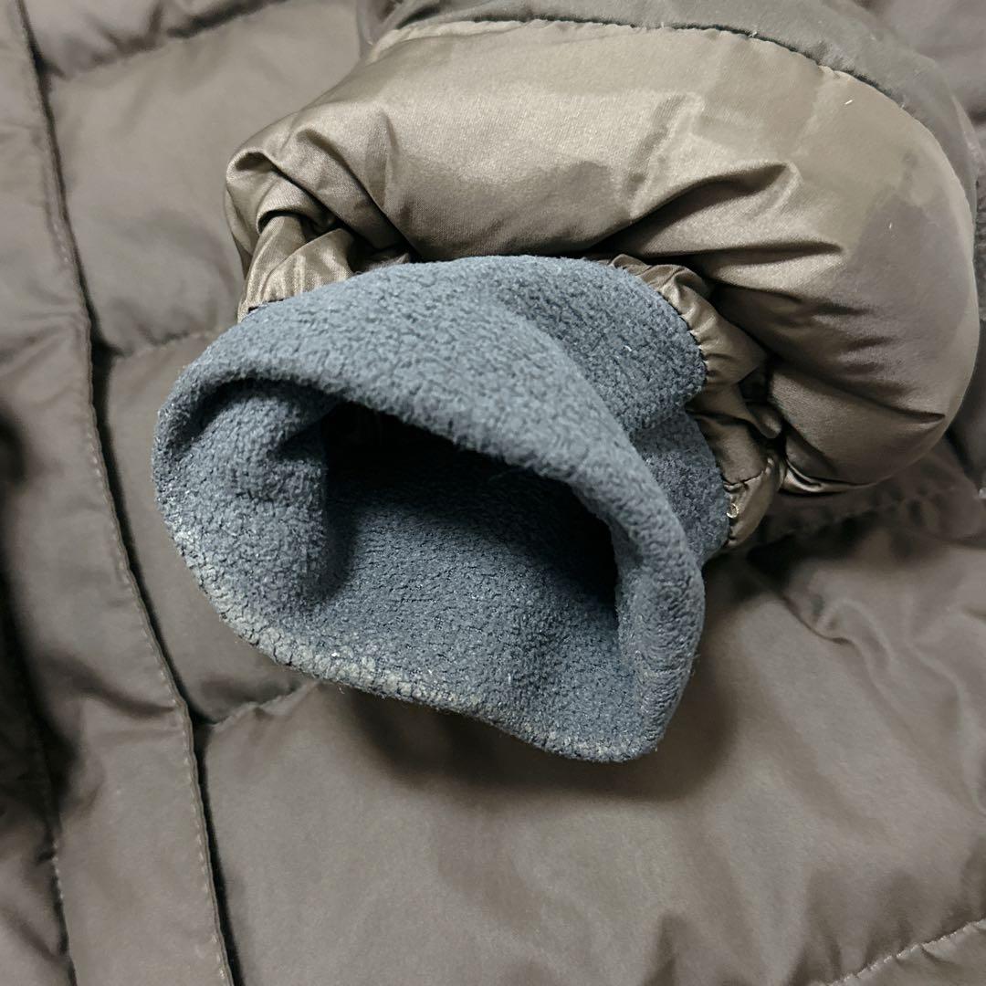 良品 モンベル ロングダウン ex800 ブラウン レディースL 収納袋あり