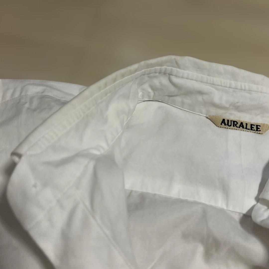 AURALEE WASHED FINX TWILL SHIRT サイズ4