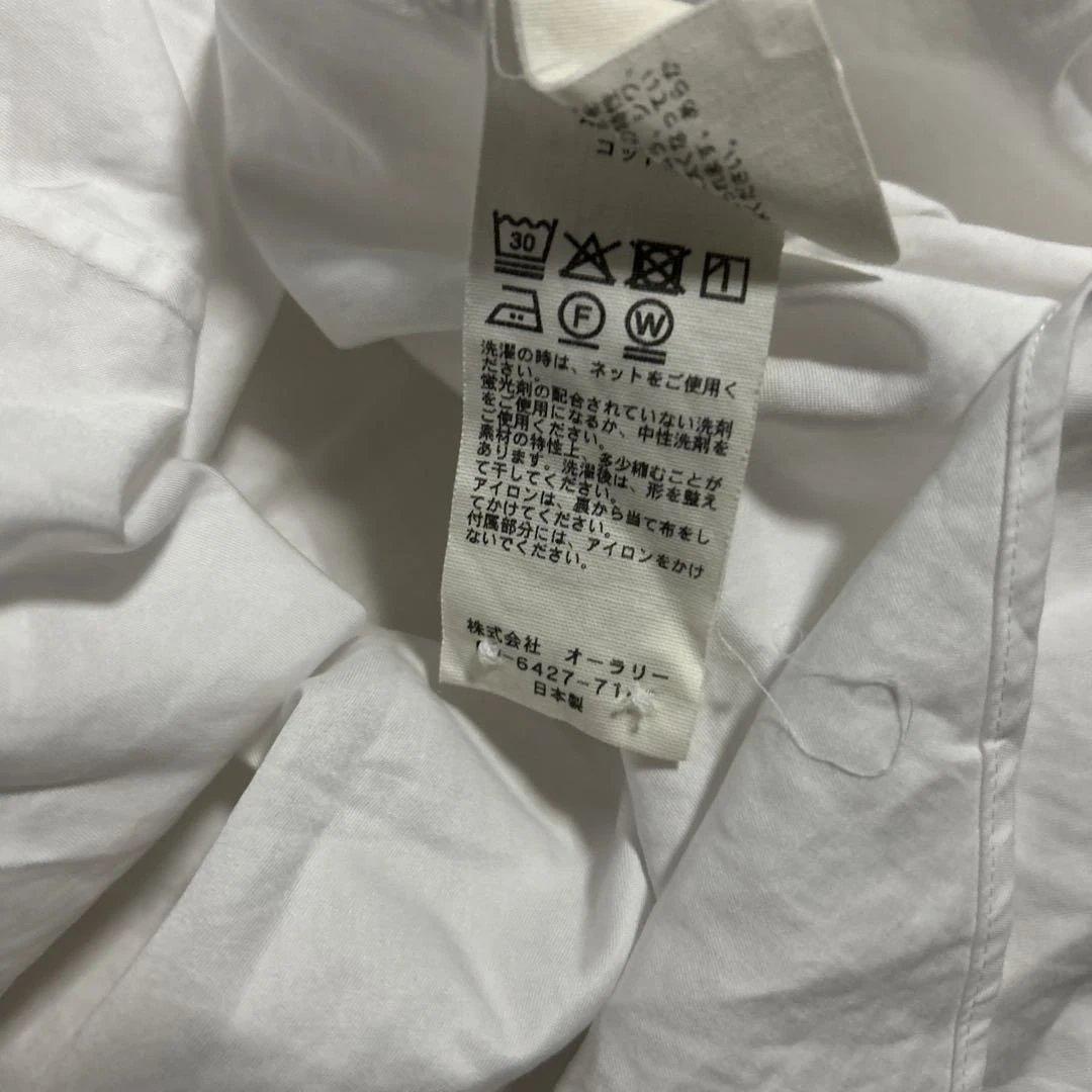 AURALEE WASHED FINX TWILL SHIRT サイズ4