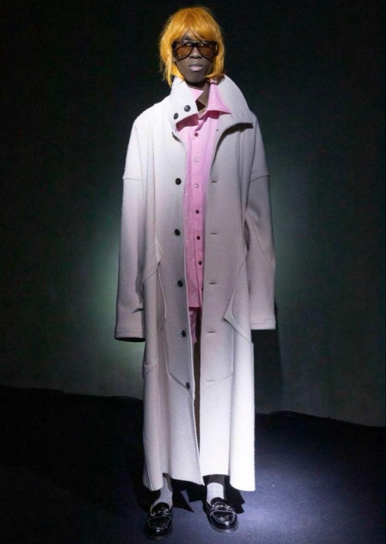 ジャケット・アウター sulvam 20aw blanket stand collar coat