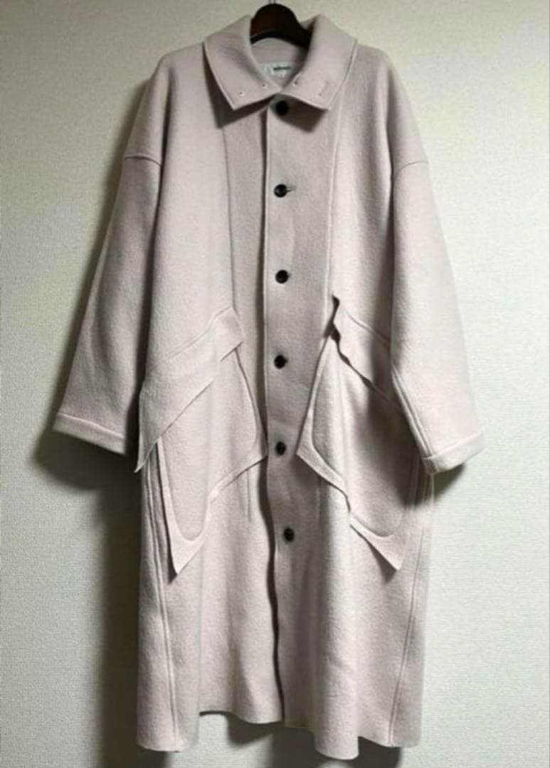 ジャケット・アウター sulvam 20aw blanket stand collar coat