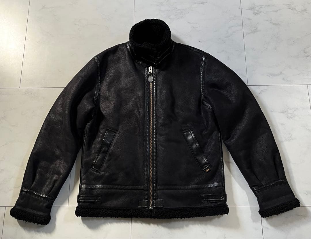 ALPHA B-3 ムートン ライダース　ヒューストン AVIREX BLUCO