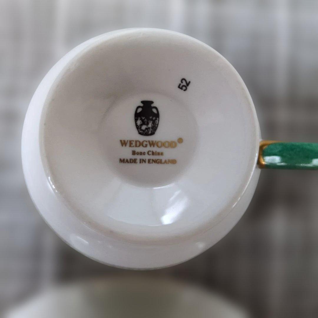 ウェッジウッド ユーランダーパウダーグリーン カップ＆ソーサー1客