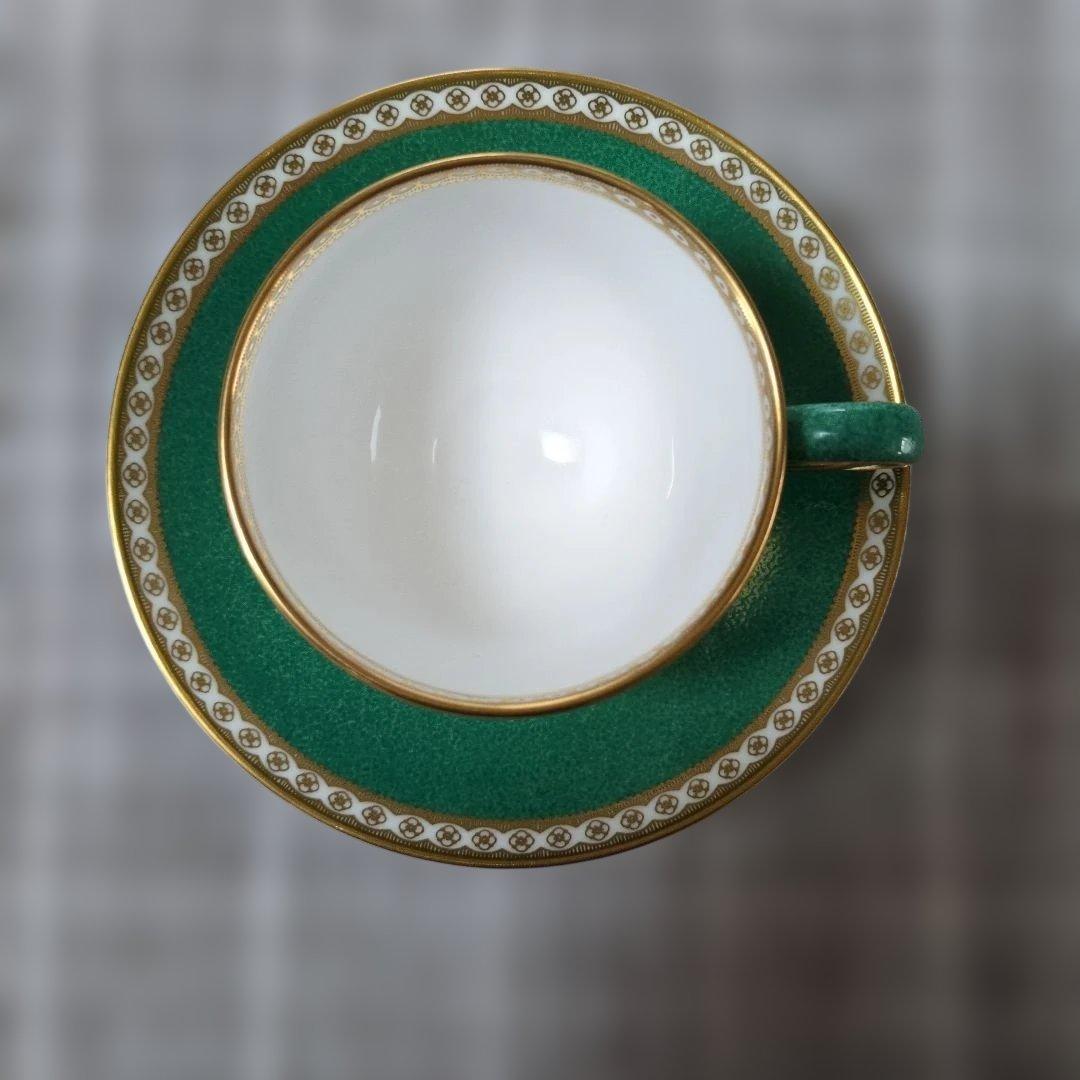 ウェッジウッド ユーランダーパウダーグリーン カップ＆ソーサー1客