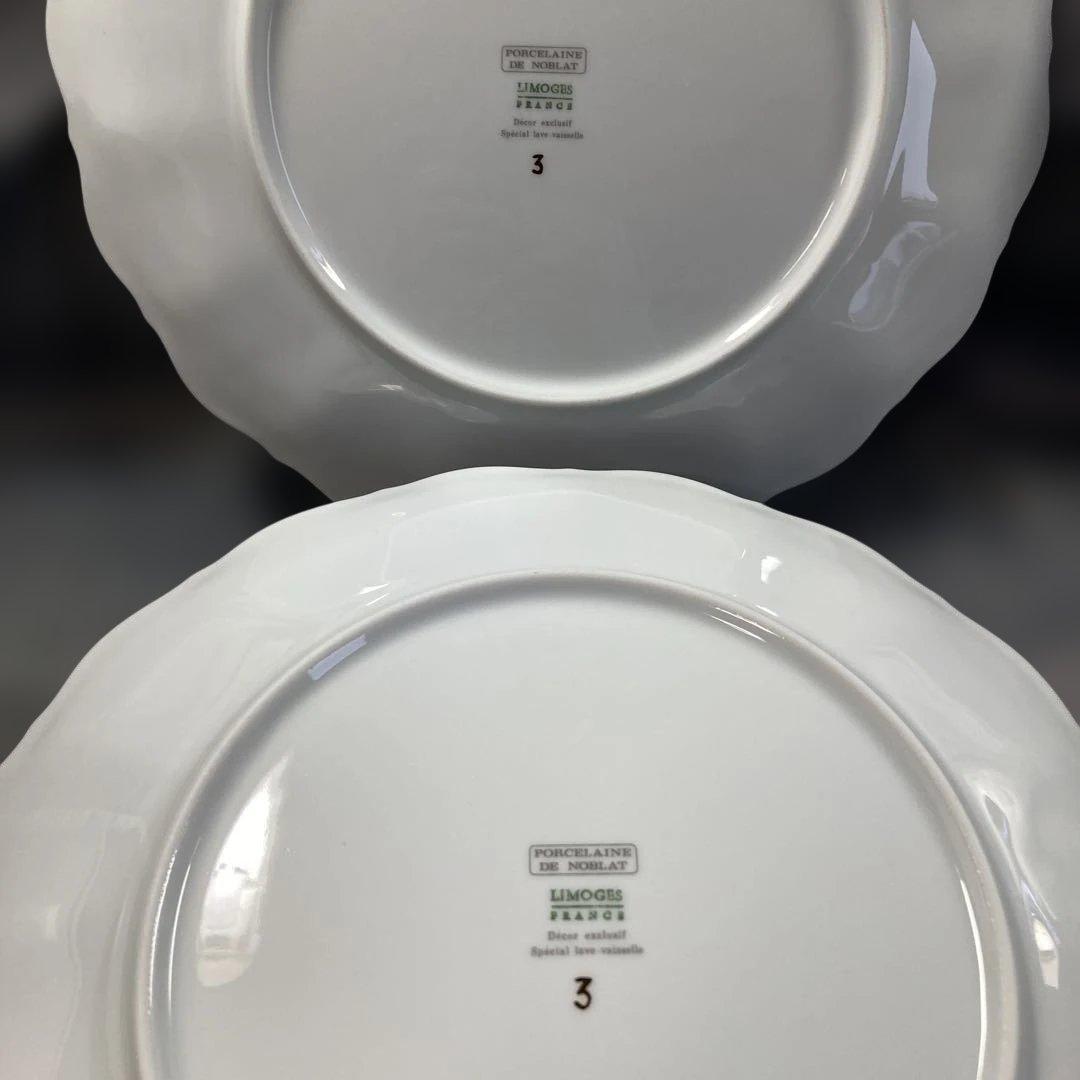 リモージュ　ディナープレート　魚　コライユラメール　ノブラ　ジロー