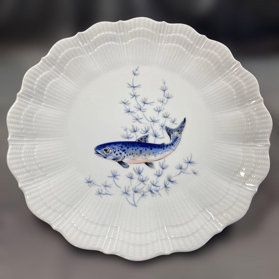 リモージュ　ディナープレート　魚　コライユラメール　ノブラ　ジロー