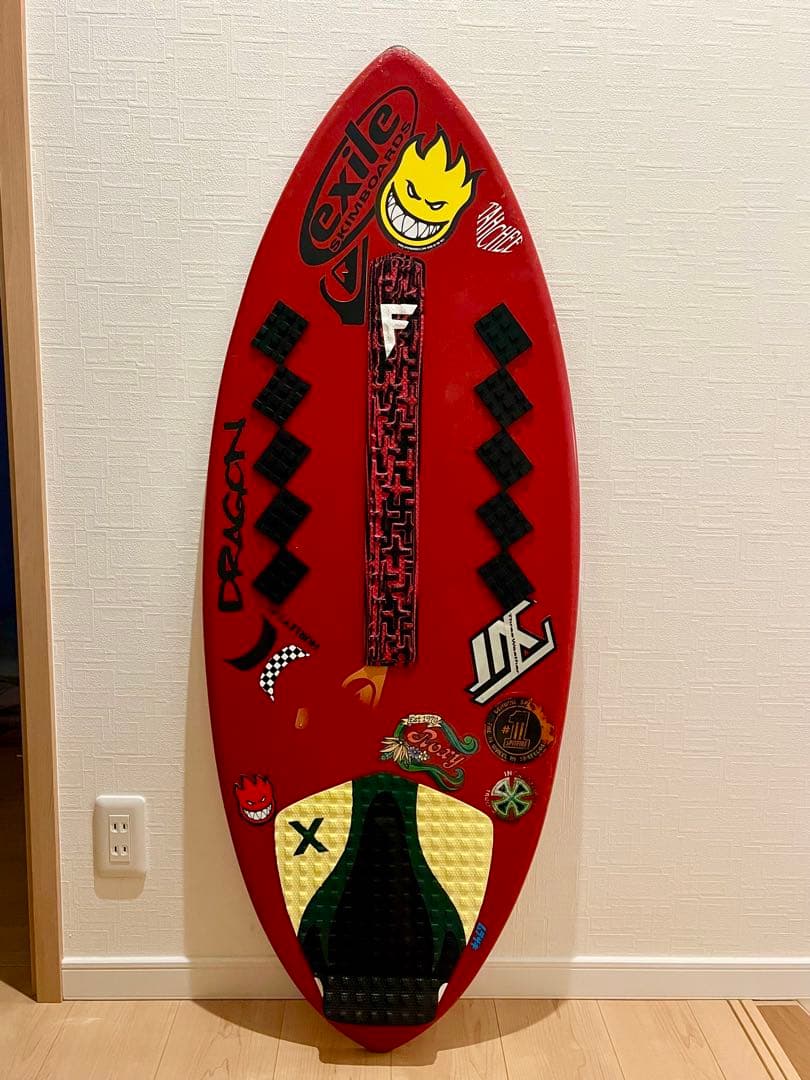 スキムボード exile レッド カーボン素材 130×50 SALE中